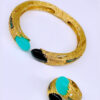 Bracelet + Bague en Or 18k Pomi chic 53.84g