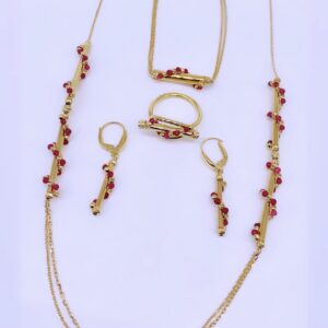 Ensemble en Or 18k super Chic 20.33g