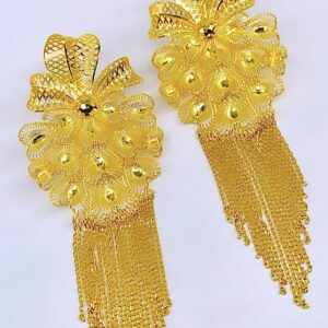 Boucles d’oreilles en Or La solution_filigrane 18k 27,48g