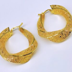 Boucles d'oreilles en OR La Solution Filigrane 18k 8.68g