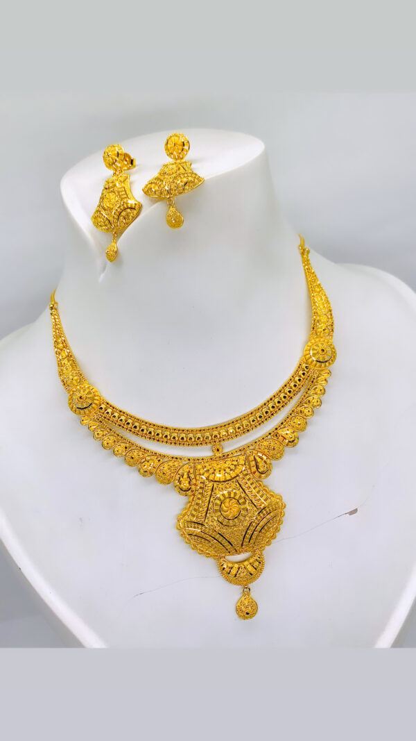 Parure en Or 21k india 49.74g