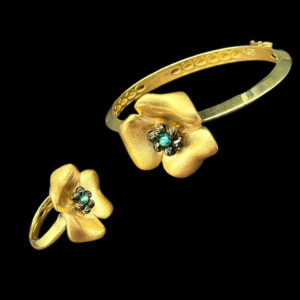 Bracelet et bague Prestige18 Carat